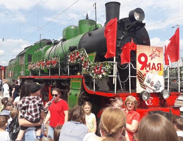 В Батайск прибыл ретро-поезд «Победа»