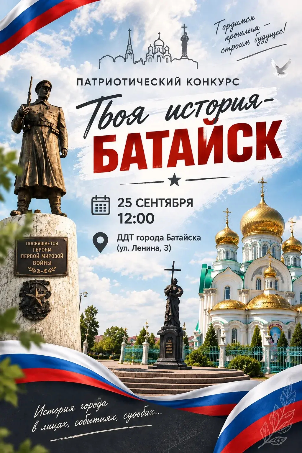 В Батайске пройдёт патриотический конкурс «Твоя история — Батайск»
