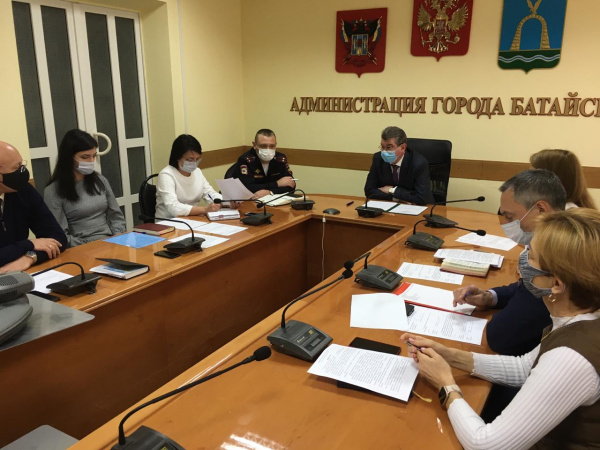 В Батайске состоялось очередное заседание городского штаба по коронавирусу