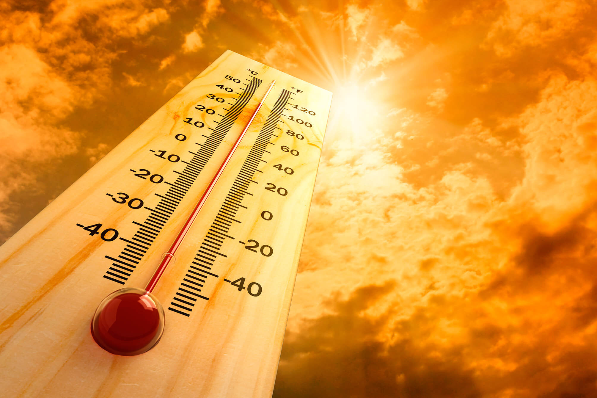 На территории города Батайска 26 июня ожидается сильная жара до 40°