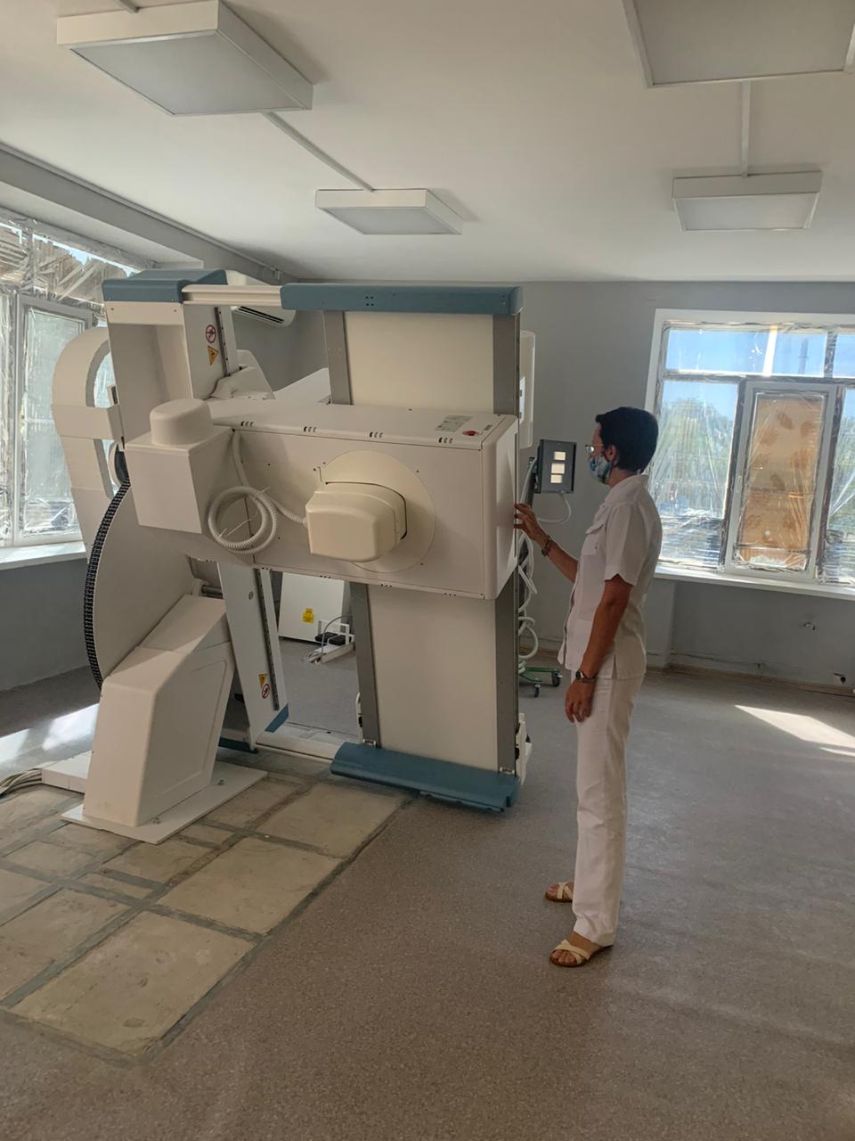 В рамках нацпроекта "Здравоохранение" в поликлинике №1 введен в эксплуатацию новый рентгенологический аппарат «ТелеКоРД-МТ"