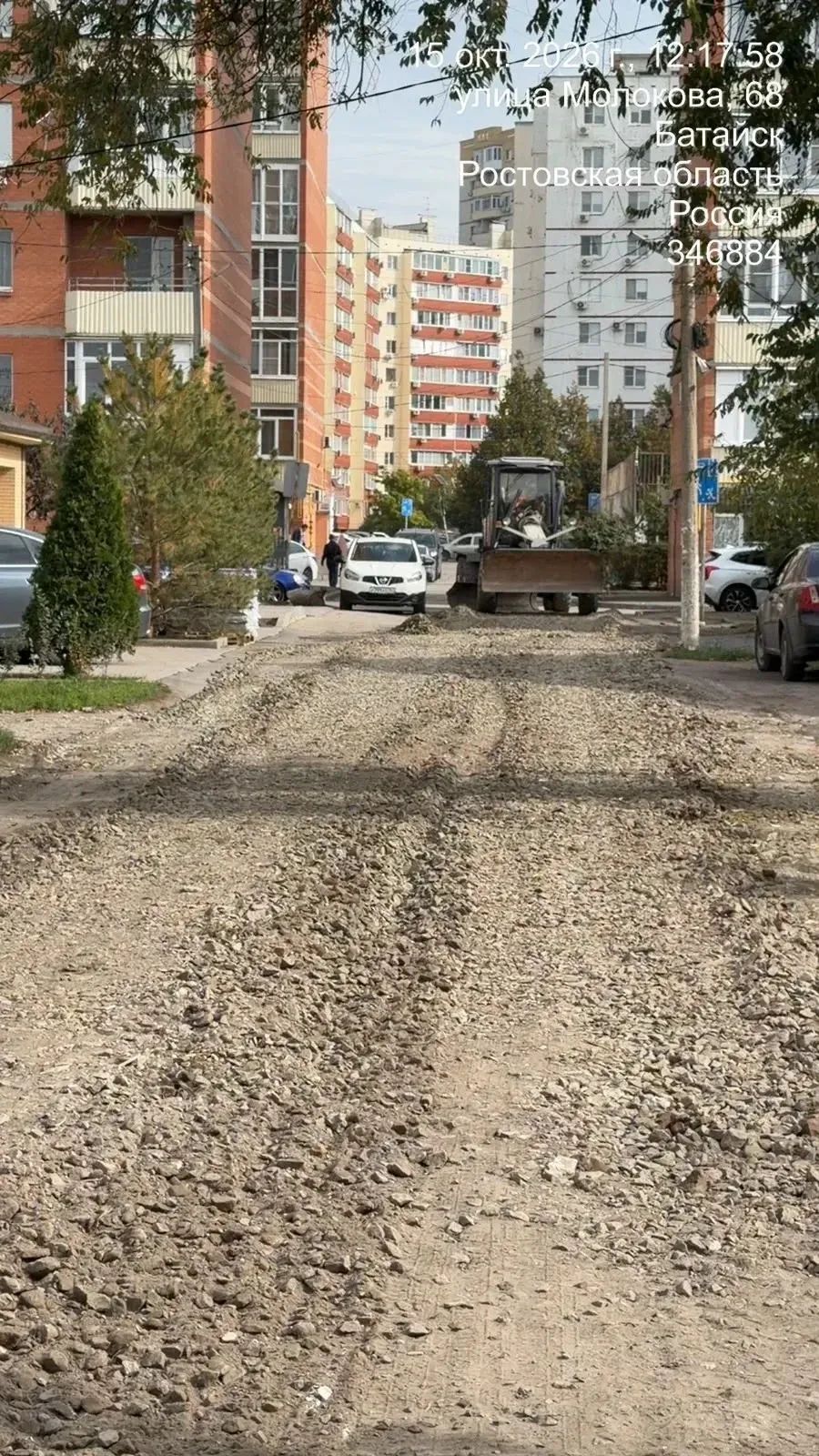 В Батайске провели грейдирование дорог на 17 участках