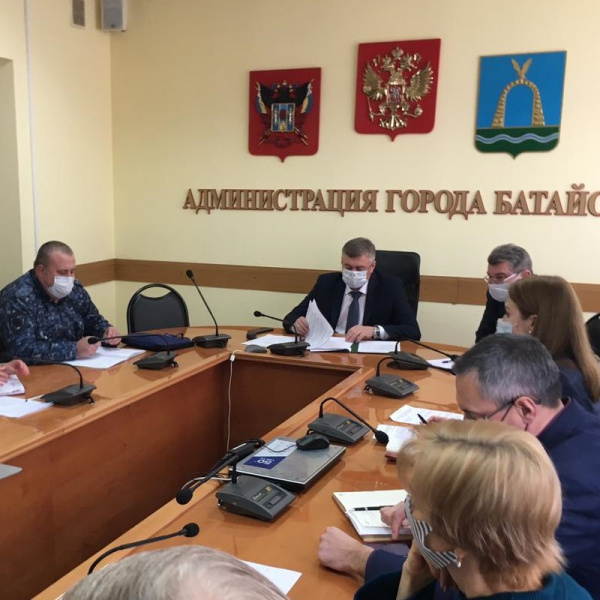 В Батайске состоялось заседание городского штаба по коронавирусу