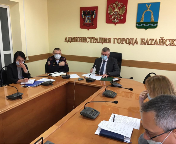 В Батайске состоялось заседание городского штаба по предупреждению распространения коронавируса