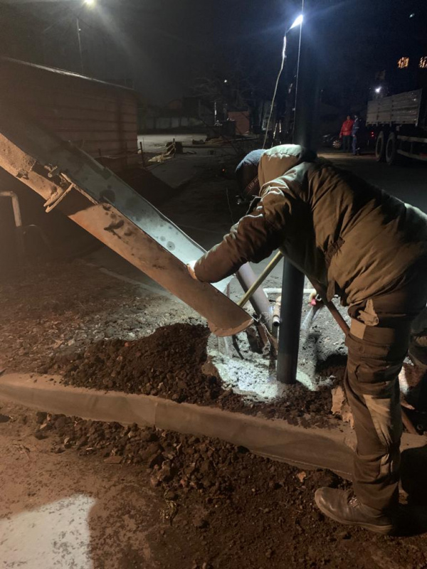 Работы по восстановлению газопровода к жилым домам по улице Индустриальной и улице Орджоникидзе завершены