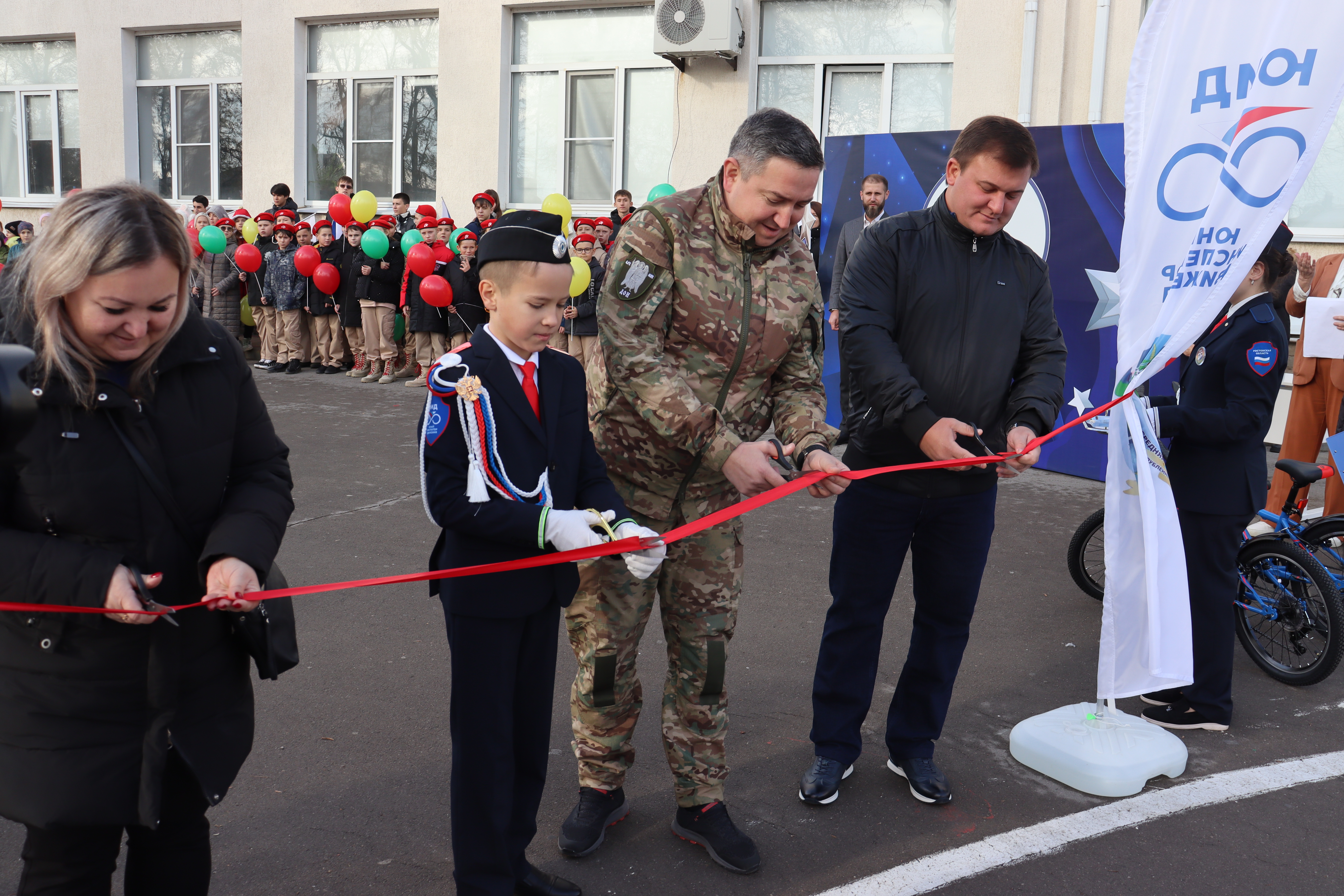 В школе №4 открылся автогородок